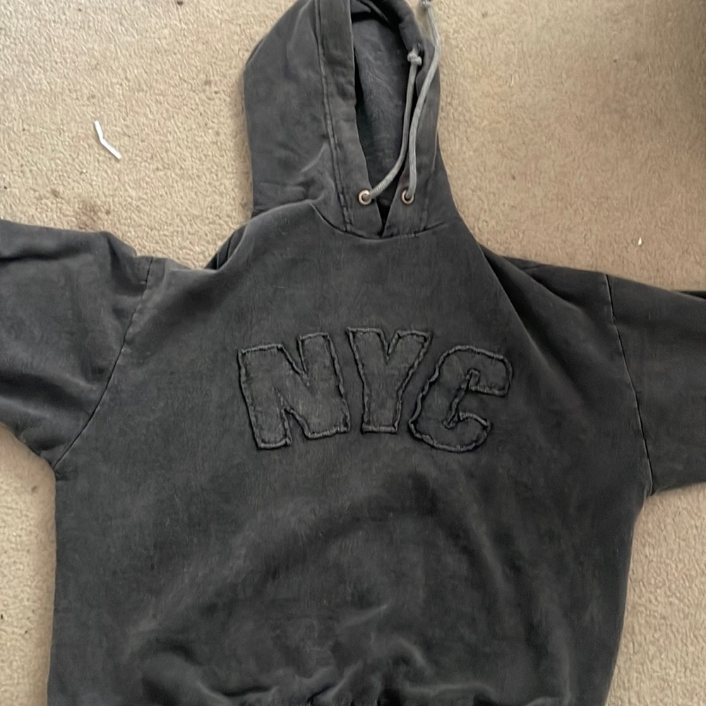 Dark gray washed sweatshirt never won!!